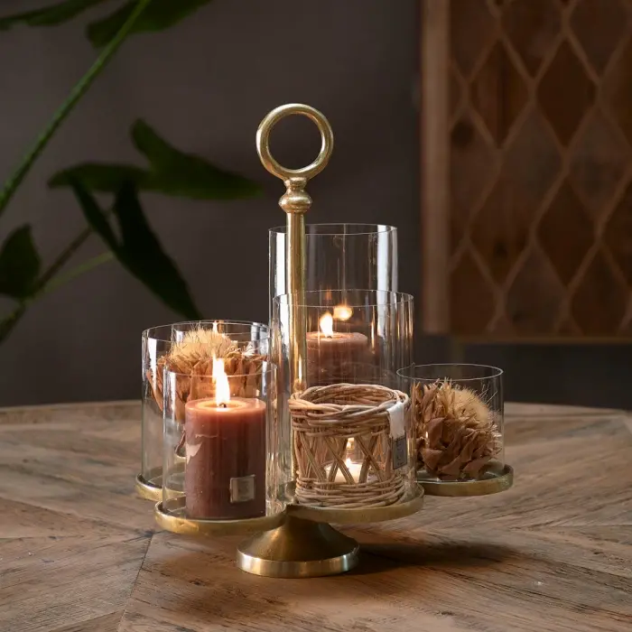 Riviera Maison Waxinelichthouder Rustic Rattan