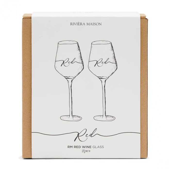 Riviera Maison Wijnglas RM Red 2 Stuks