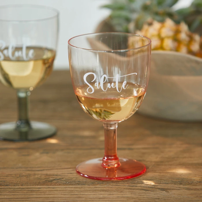 Riviera Maison Wijnglas Salute Roze