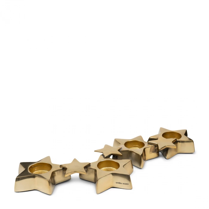 riviera maison Waxinelichthouder A Sky Full Of Stars Goud