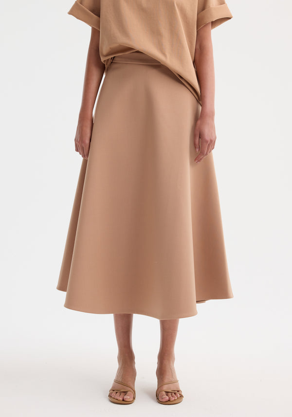Róhe A-line Skirt | Powder