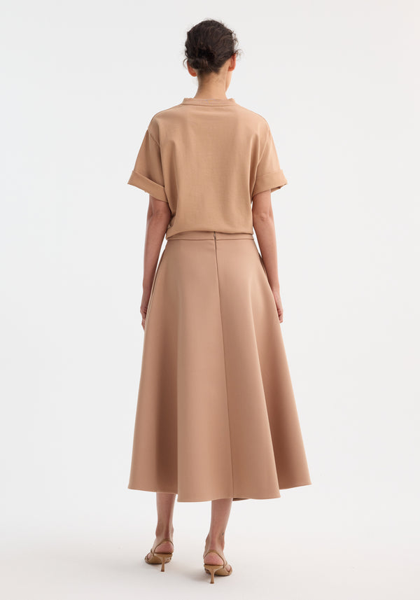 Róhe A-line Skirt | Powder