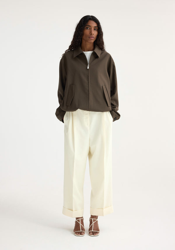 róhe blouson jacket | earth