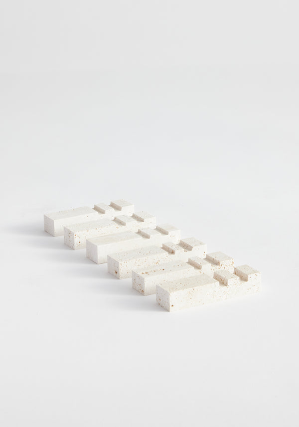 Róhe Chopstick Holders | Travertine