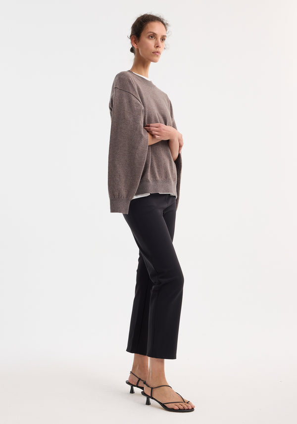 Róhe Cigarette Scuba Trousers | Black