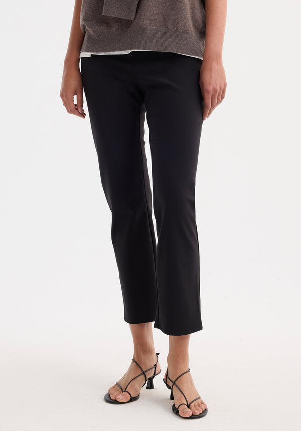 Róhe Cigarette Scuba Trousers | Black