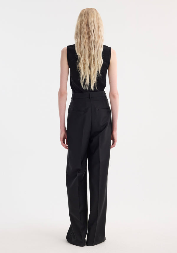 Róhe Dense Rib Tank Top | Black