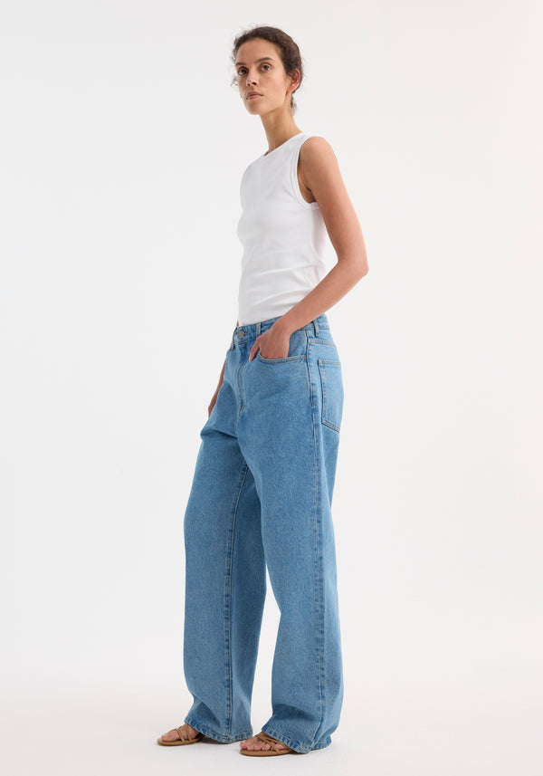 Róhe Dense Rib Tank Top | Optic White