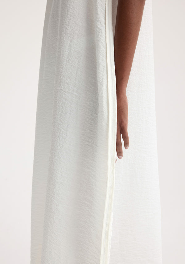 Róhe Hammered Silk Shaped Dress | Off White