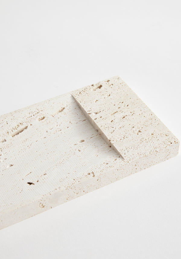 Róhe Incense Holder Tray | Travertine