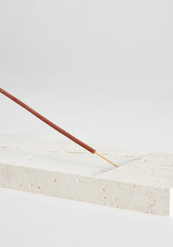 Róhe Incense Holder Tray | Travertine