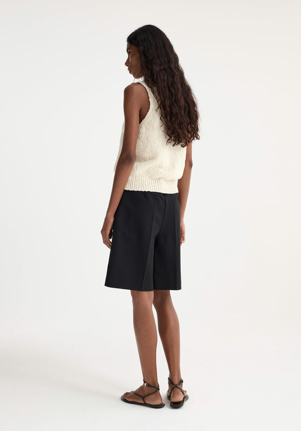 Róhe Knitted Halter Top | Off White