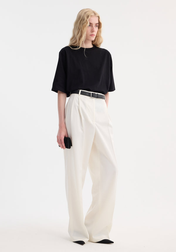Róhe Mid-waist Tailored Trousers | Off White