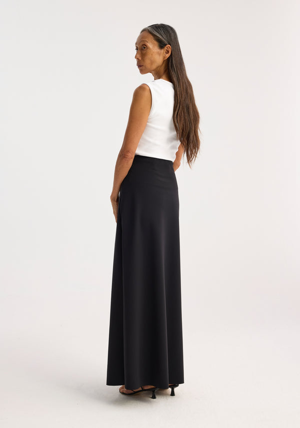 róhe modern scuba skirt | black