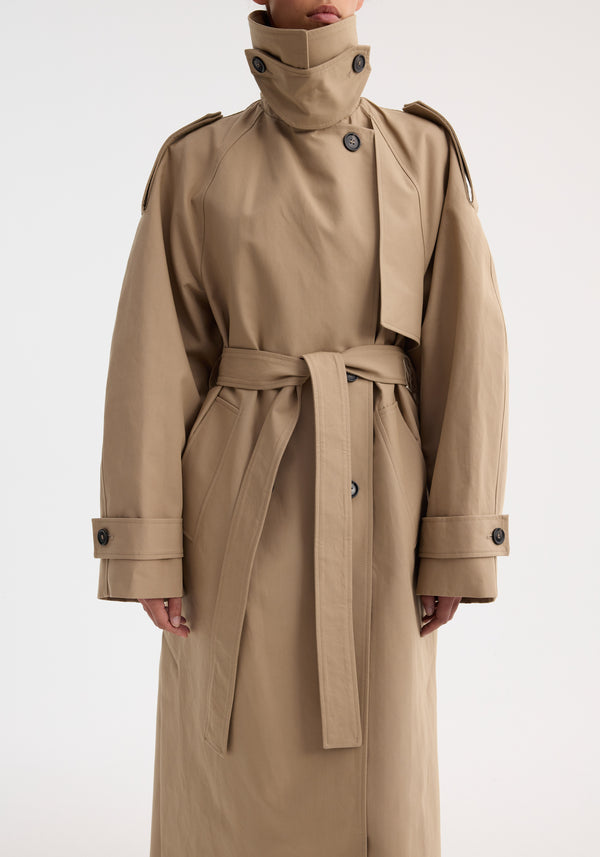 Róhe Oversized Classic Trench | Clay
