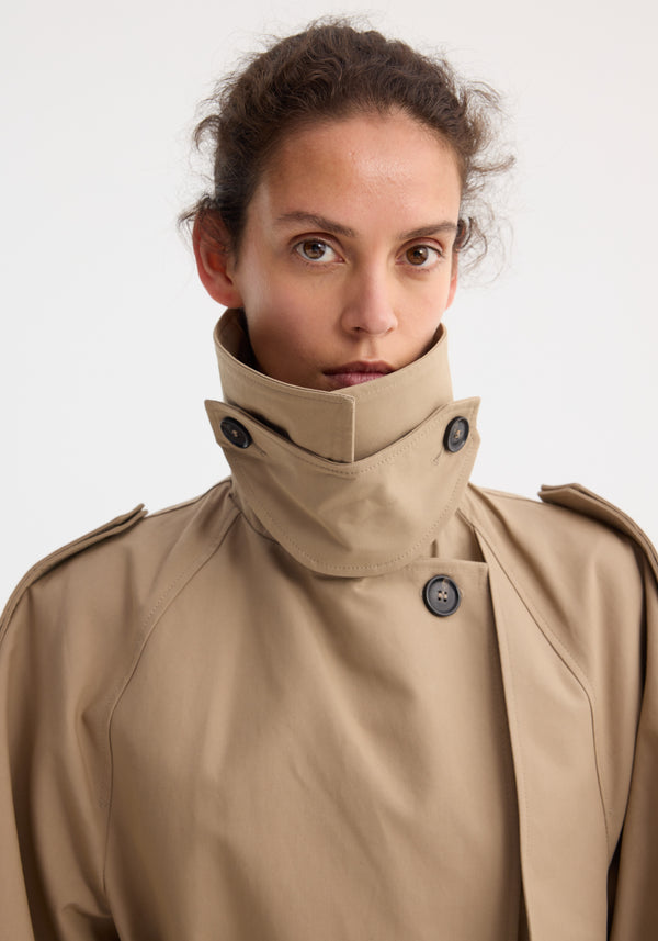 Róhe Oversized Classic Trench | Clay