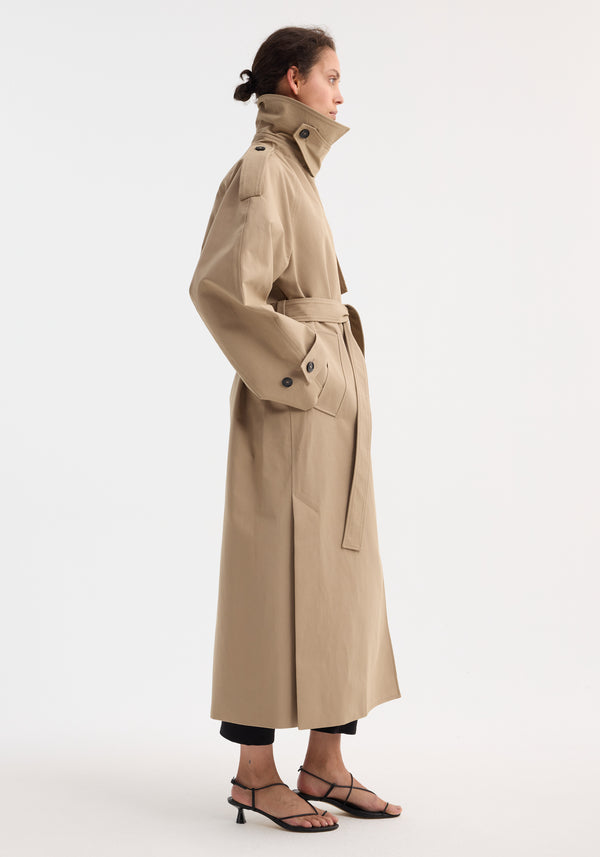 Róhe Oversized Classic Trench | Clay
