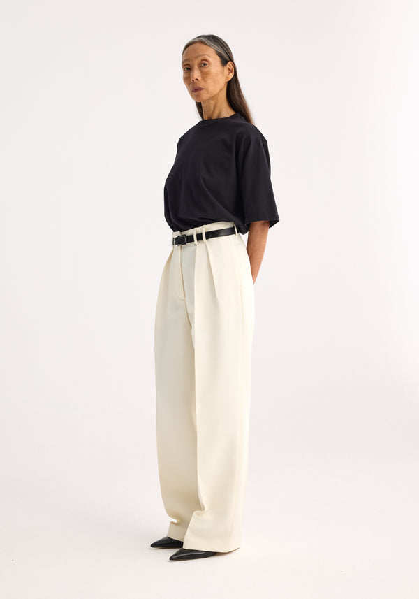 Róhe Oversized Cotton T-shirt | Black