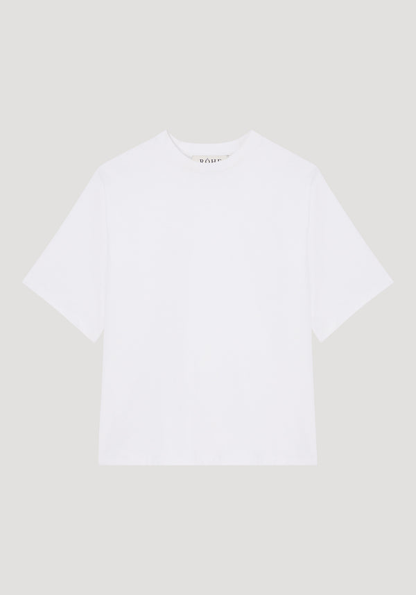 Róhe Oversized Cotton T-shirt | Optic White