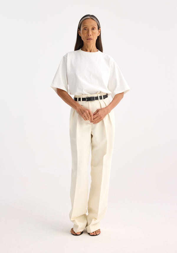 róhe oversized cotton t-shirt | optic white