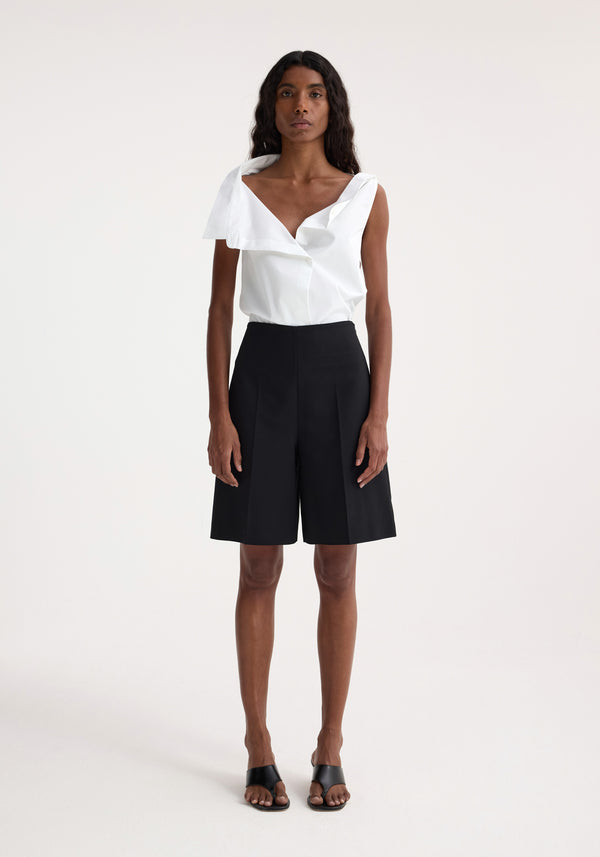 róhe palazzo shorts | black