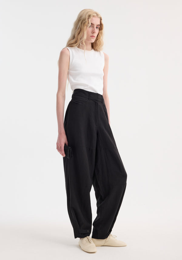 Róhe Parachute Trousers | Black