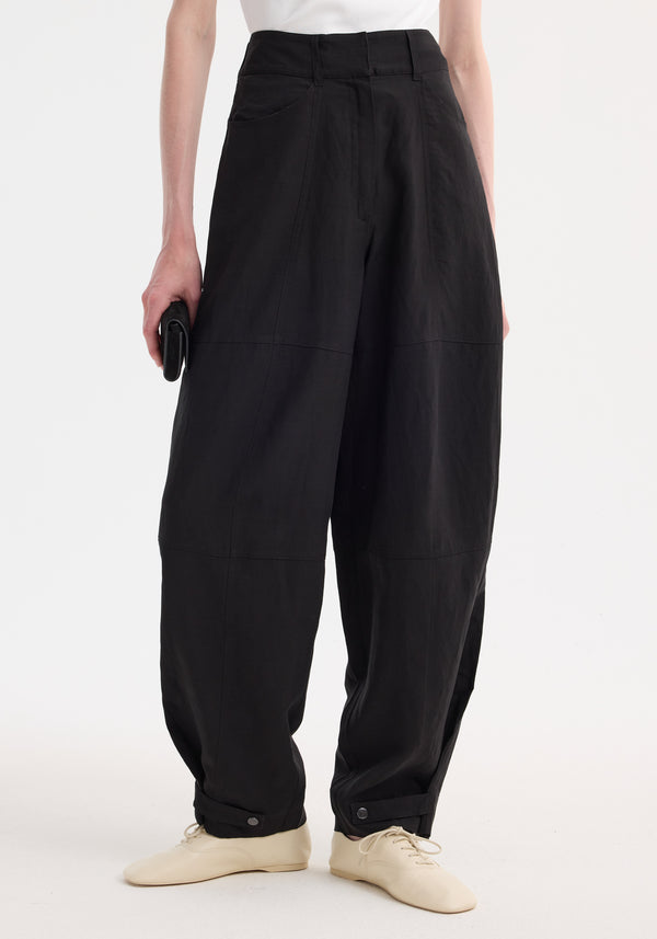 Róhe Parachute Trousers | Black