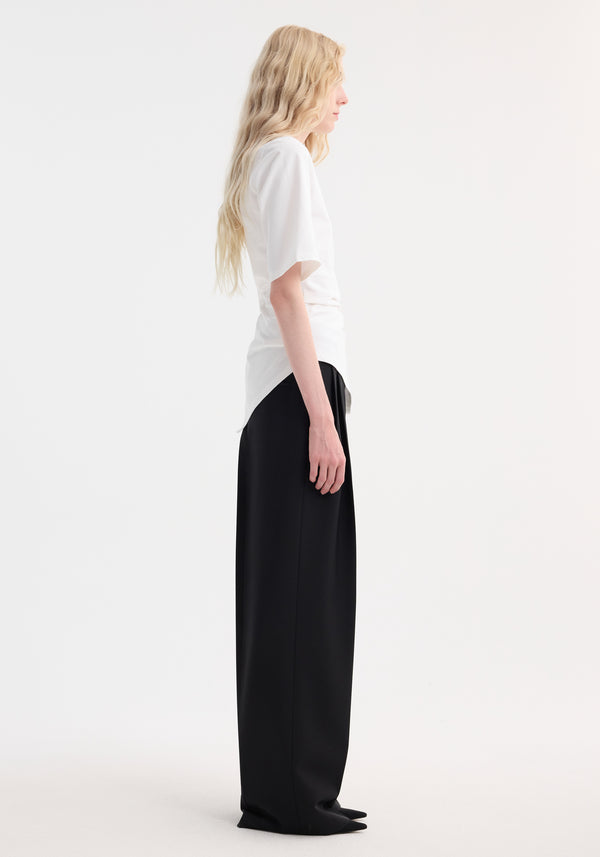 Róhe Reinvented Twisted T-shirt | Optic White