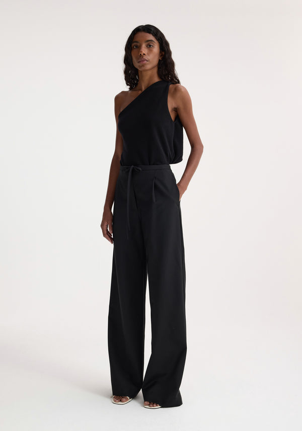 Róhe Relaxed Drawstring Trousers | Black