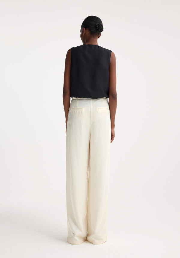 Róhe Relaxed Drawstring Trousers | Pearl