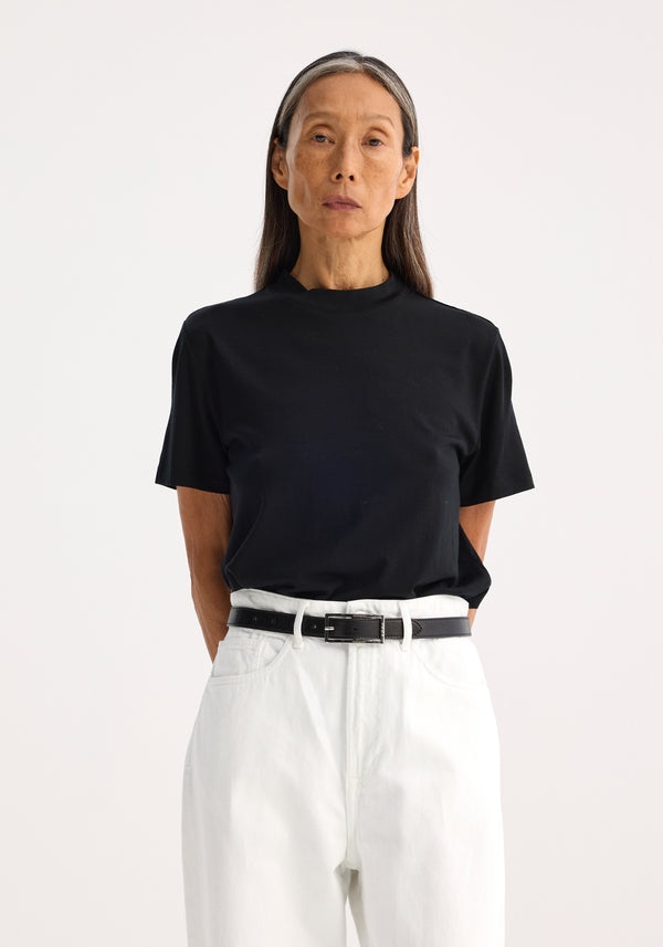 Róhe Relaxed Wool T-shirt | Black