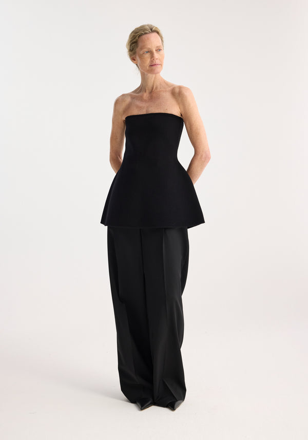 Róhe Sculptural Bustier | Black