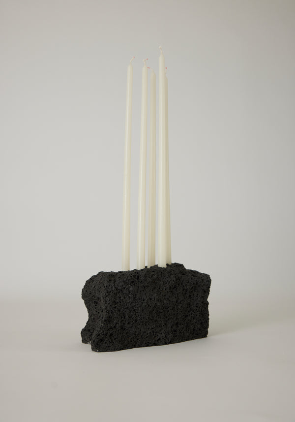 Róhe Sculptural Stone Candle Holder