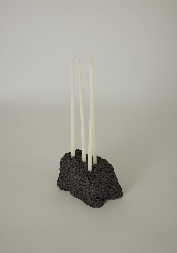 Róhe Sculptural Stone Candle Holder
