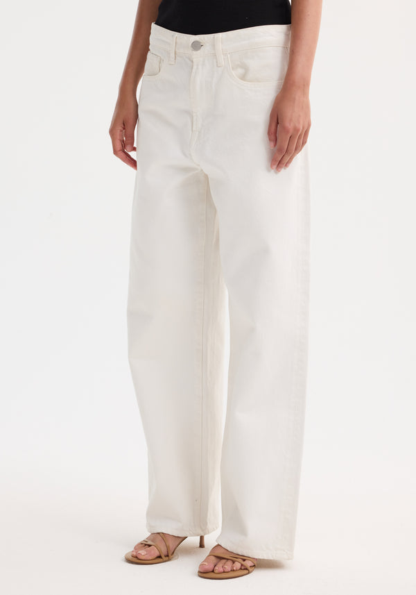 Róhe Signature Baggy Fit Denim | Optic White