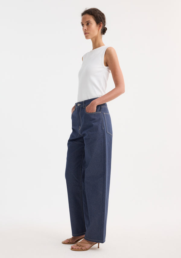 Róhe Signature Baggy Fit Raw Denim | Raw Denim