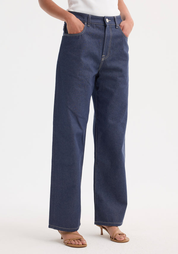 Róhe Signature Baggy Fit Raw Denim | Raw Denim