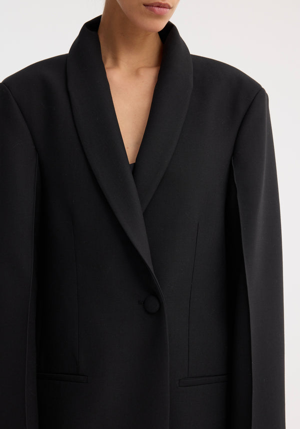 Róhe Signature Opera Coat | Black