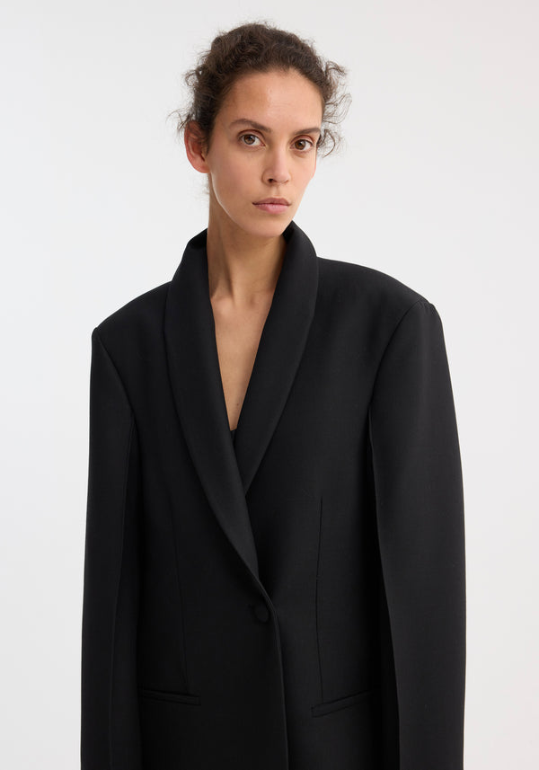 Róhe Signature Opera Coat | Black