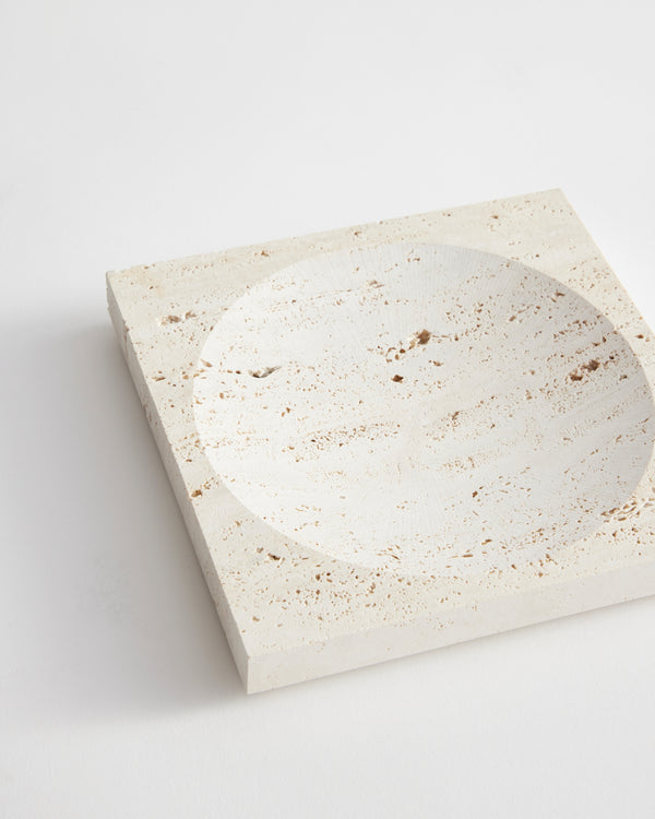 Róhe Small Tray | Travertine
