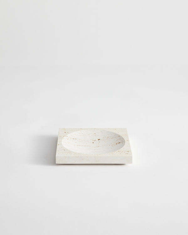 róhe small tray | travertine