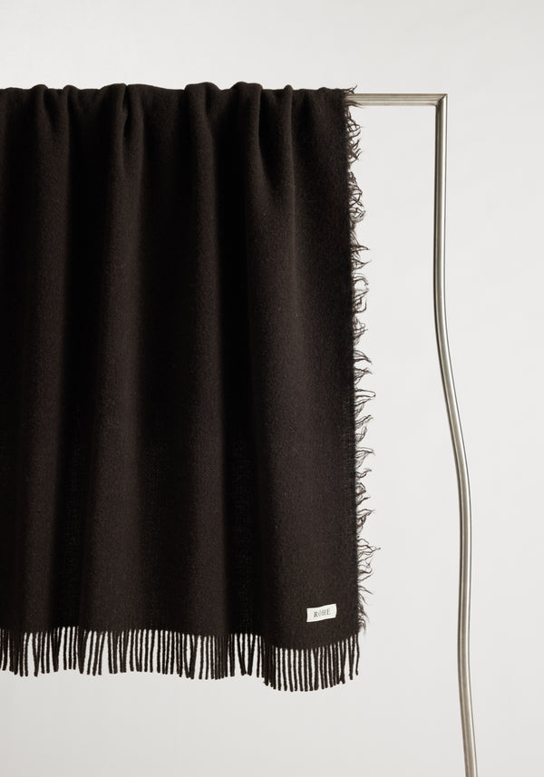 Róhe Wool Blanket | Chocolate