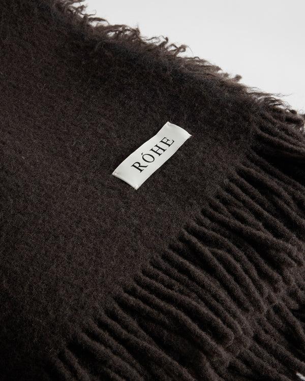 Róhe Wool Blanket | Chocolate