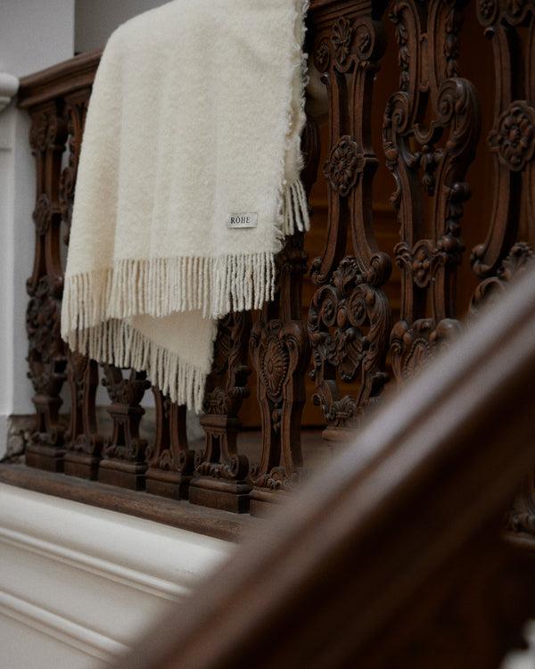 róhe wool blanket | cream