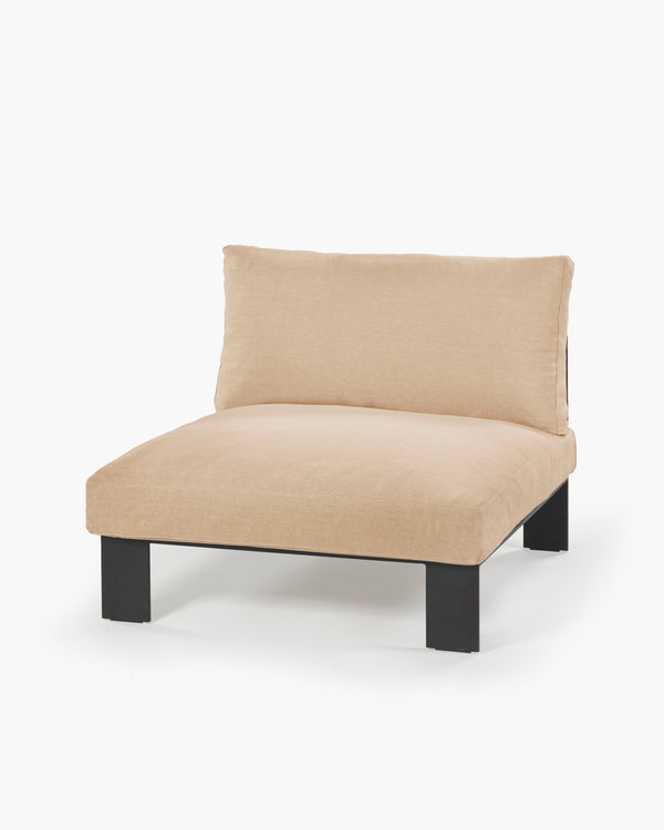 roos van de velde Bench one seater incl cushion indoor apricot