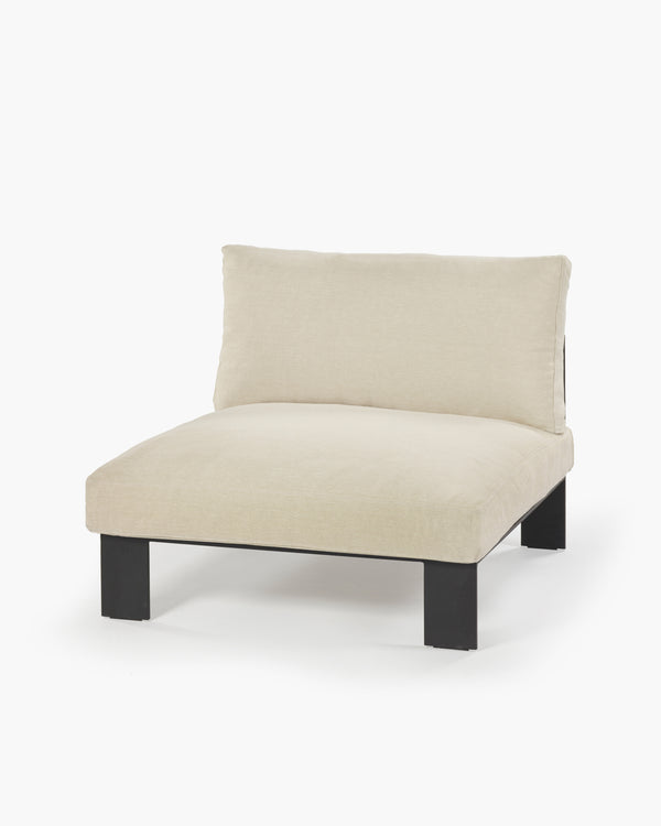 roos van de velde Bench one seater incl cushion indoor ivory