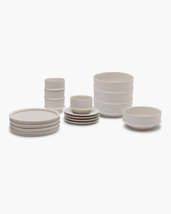 roos van de velde Breakfast Set 16 pieces alabaster dune