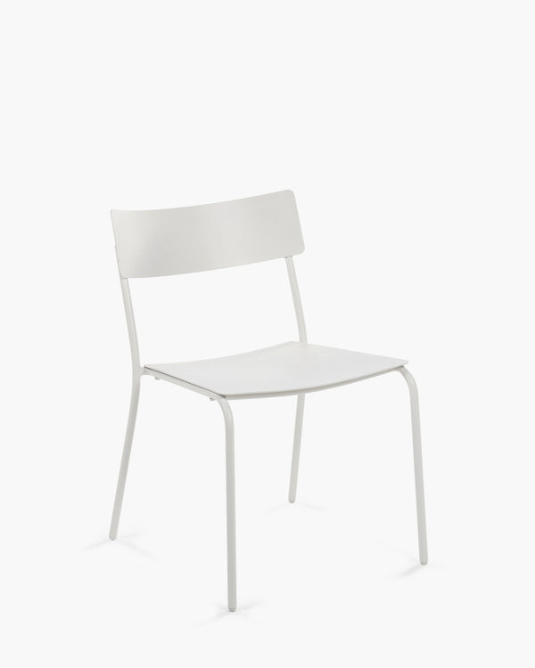 roos van de velde Chair L without armrests aluminium sand August