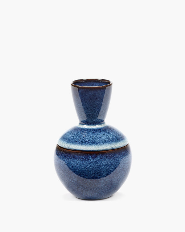 roos van de velde Box with lid °1 S dark blue Pure