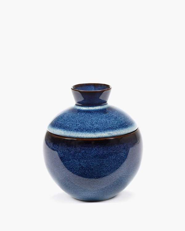 roos van de velde Box with lid °2 L dark blue Pure